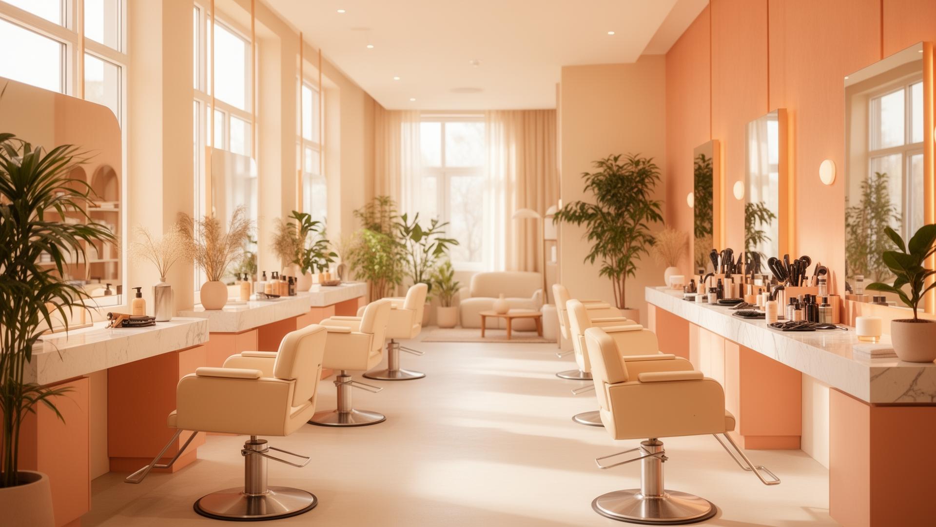 Salone wellness moderno e accogliente